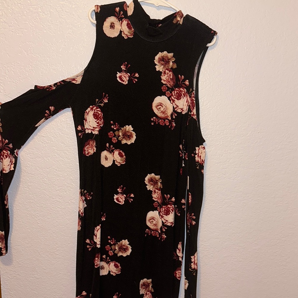 RUE 21- EXTRA SMALL; XS; Dress; Long sleeve dress; formal; open shoulder; floral